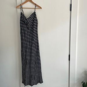 Zara polka dot slip dress size Large